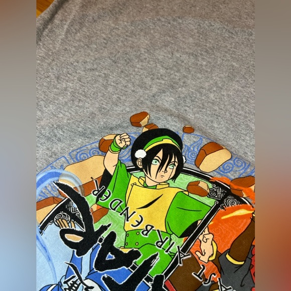 Avatar:The Last Airbender Four Nations Men Gray Long Sleeve T-Shirt|Anime|Sz:XL - Picture 9 of 16